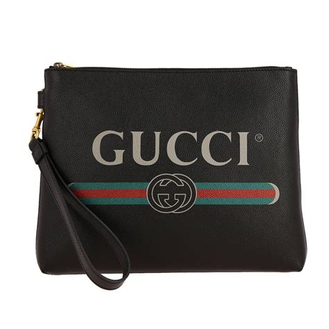 pochette gucci uomo con maniglia|Pouches .